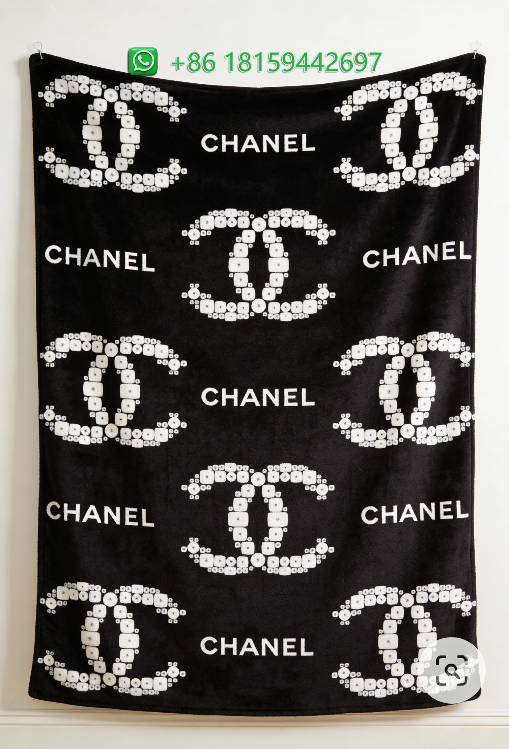Chanel Throw Blankets